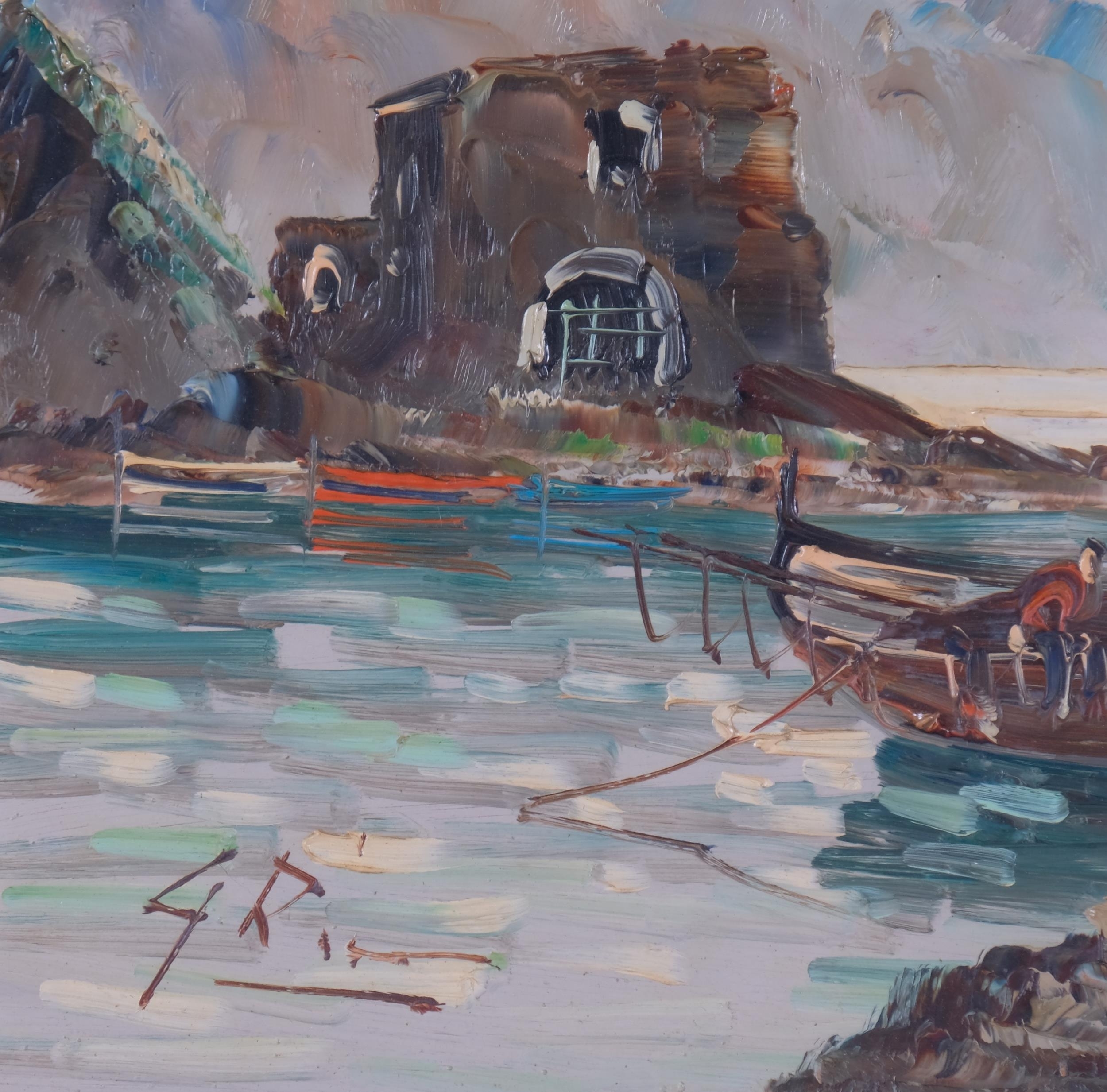 G. Rizzo | harbour scene | MutualArt