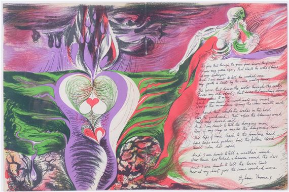 Ceri Richards | Dylan Thomas Poetry London 1945 (1945) | MutualArt