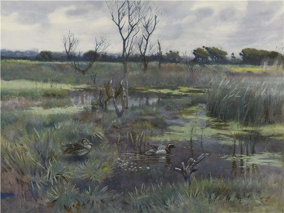 Frank Southgate RBA (British, 1872-1916 by Frank Southgate