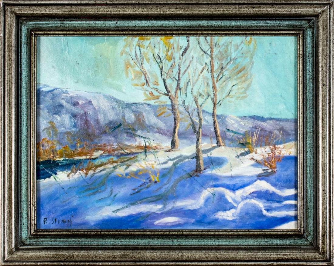 Artwork by Rudolf Stumpf, Rudolf Stumpf (NJ,German,20C) oil painting, Made of oil on canvas