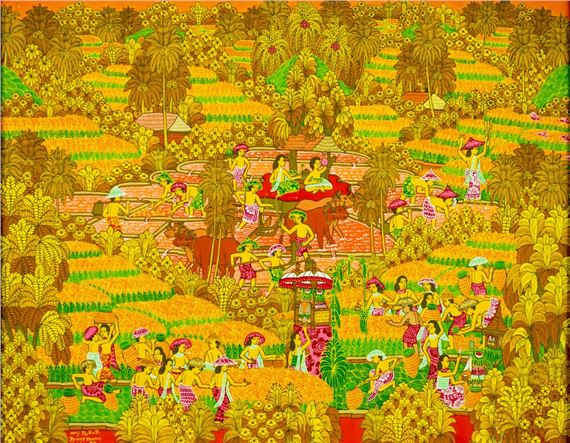 Bali Life, Indonesia (titled on verso by I Wayan Pugur, 1979