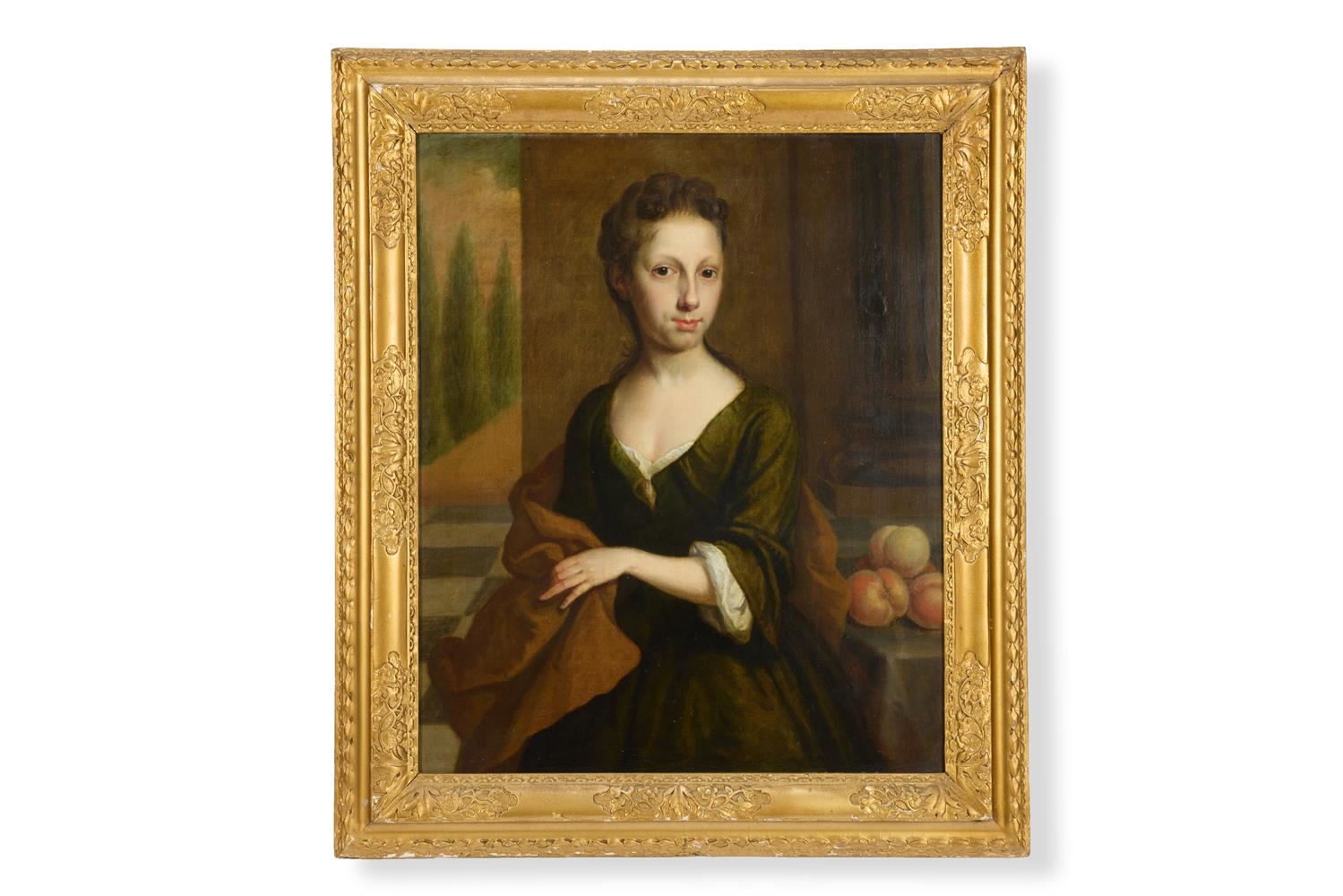 Godfrey Kneller | PORTRAIT OF A LADY WEARING A GREEN DRESS | MutualArt