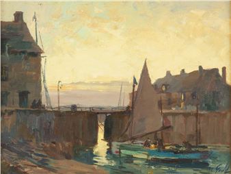 'Incoming at Porlock Weir' - Alexander Carruthers Gould