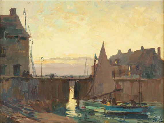 'Incoming at Porlock Weir' - Alexander Carruthers Gould