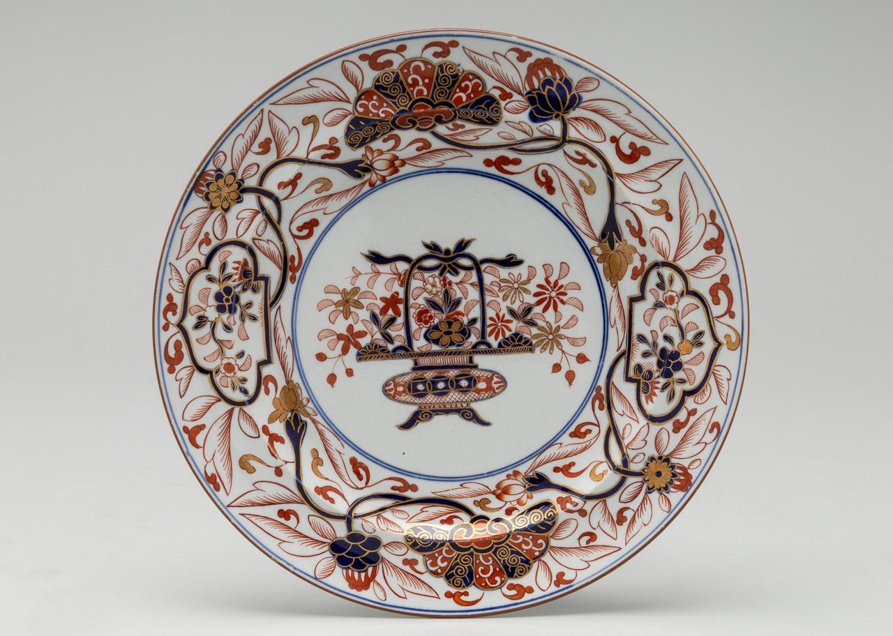 Artwork by A. Roquin, A collection of Spode Stone China, 3 1/8 in. (7.9 cm.) d, Made of Stone