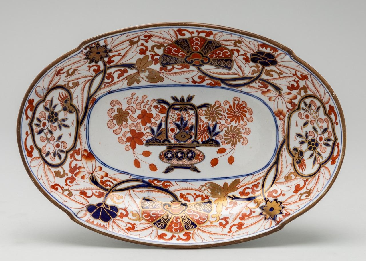Artwork by A. Roquin, A collection of Spode Stone China, 3 1/8 in. (7.9 cm.) d, Made of Stone