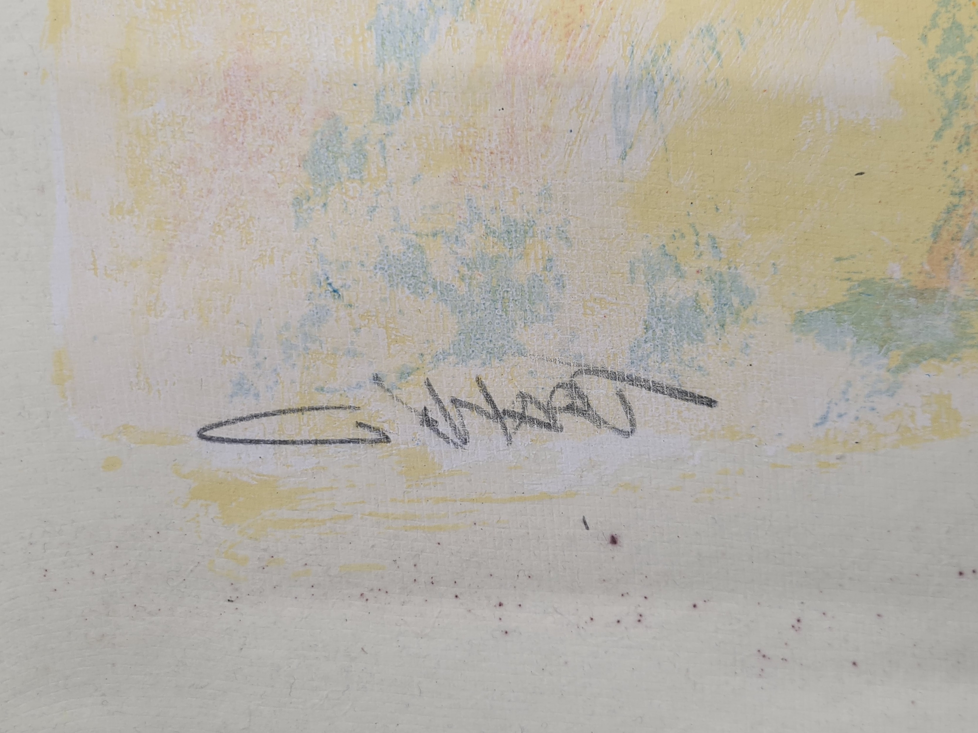 Artwork by Gerard 't Hart, t Hart. Both feature colourful and bold portraits of Shamanic figures from his extensive travels. Signed numbered and dated 1999 lower in pencil. These two prints would look fabulous framed as a pair. Same prints can be seen for sale at €75 each on vanbellencolour.nl
MM: 69cm x 89cm

Gerard, Made of PAPER PAINTINGS