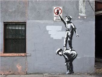 The Brawl for the Wall: A Case for Street Art’s Respect Culture—Robbo vs. Banksy