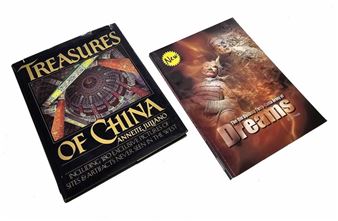 Two books - Treasures of China & The Qin Dynasty Terra-Cotta Army of Dreams - A. Roquin