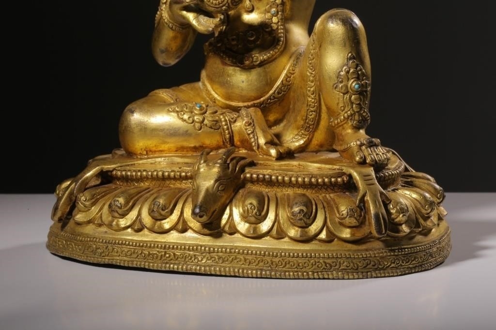 Chinese School | Chinese Gilt Bronze Buddha Statue | MutualArt