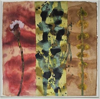 Bob Nugent &quot;Atras/Acima/Abaixo #79&quot; Mixed Media - Bob Nugent