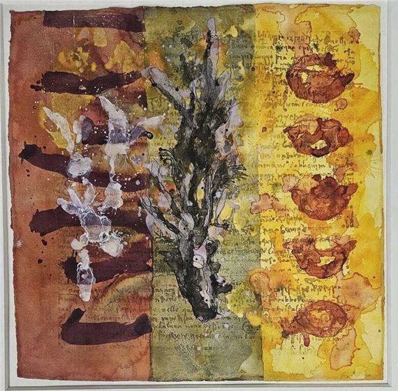 Bob Nugent "Atras/Acima/Abaixo #83" Mixed Media - Bob Nugent