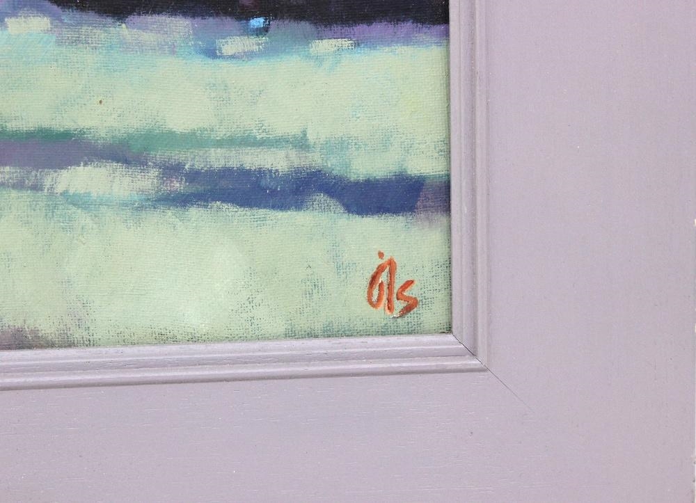 Artwork by Janette Summerfield, Summerfield, Janette (British ) oil on canvas 'Silver Birches' image size approx 50.5cm x 40.5cm, Made of oil on canvas 'Silver Birch