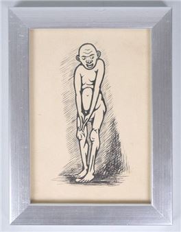Elderly male nude - Jean Lébédeff