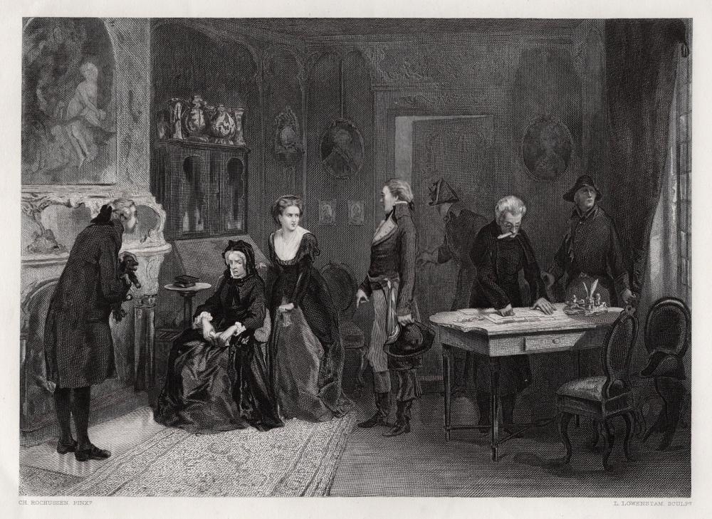 Charles Rochussen | Charles Rochussen 1800s Engraving The Search ...