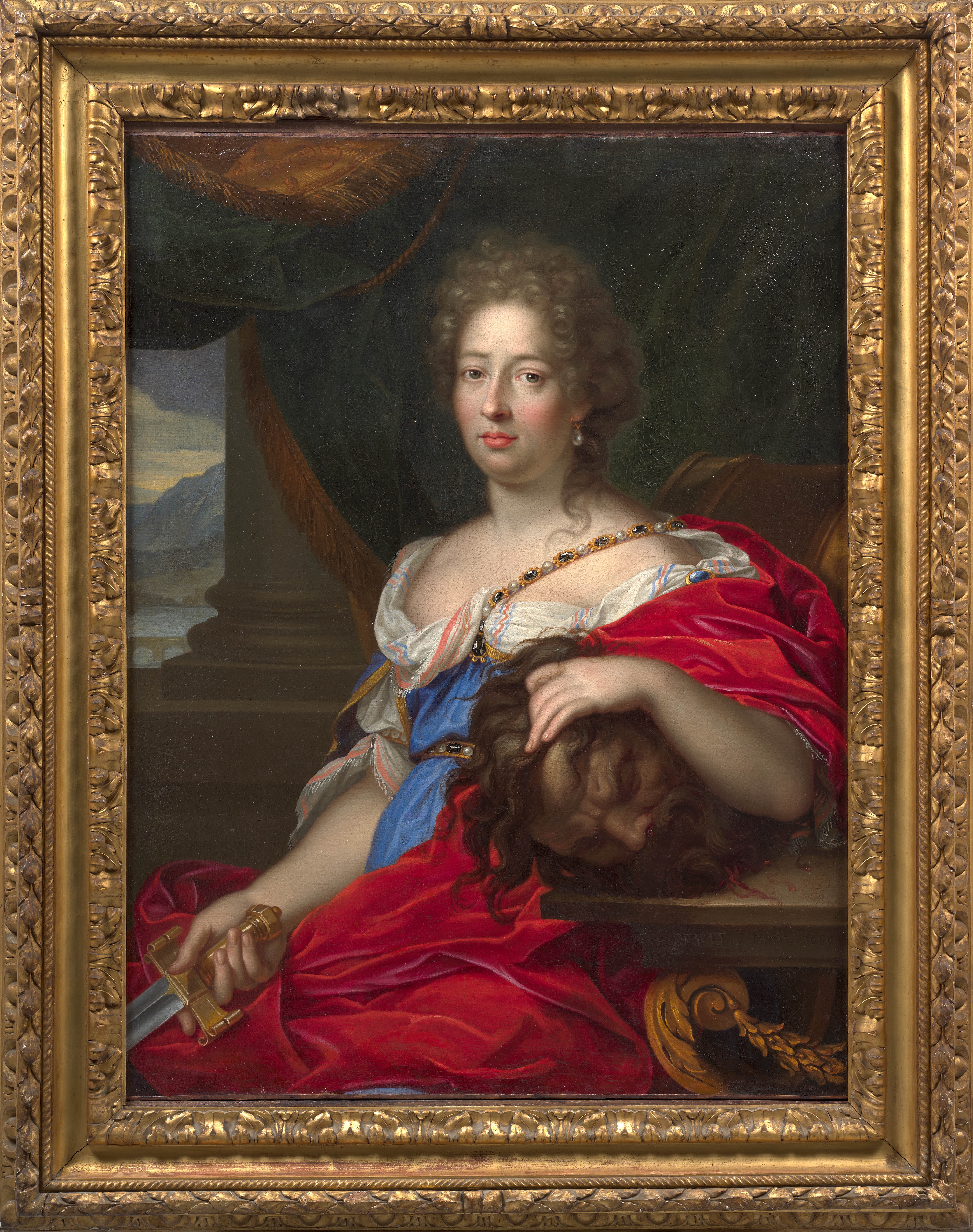 Artwork by Gabriel Revel, Portrait d'une dame de qualité en Judith, Made of oil on canvas