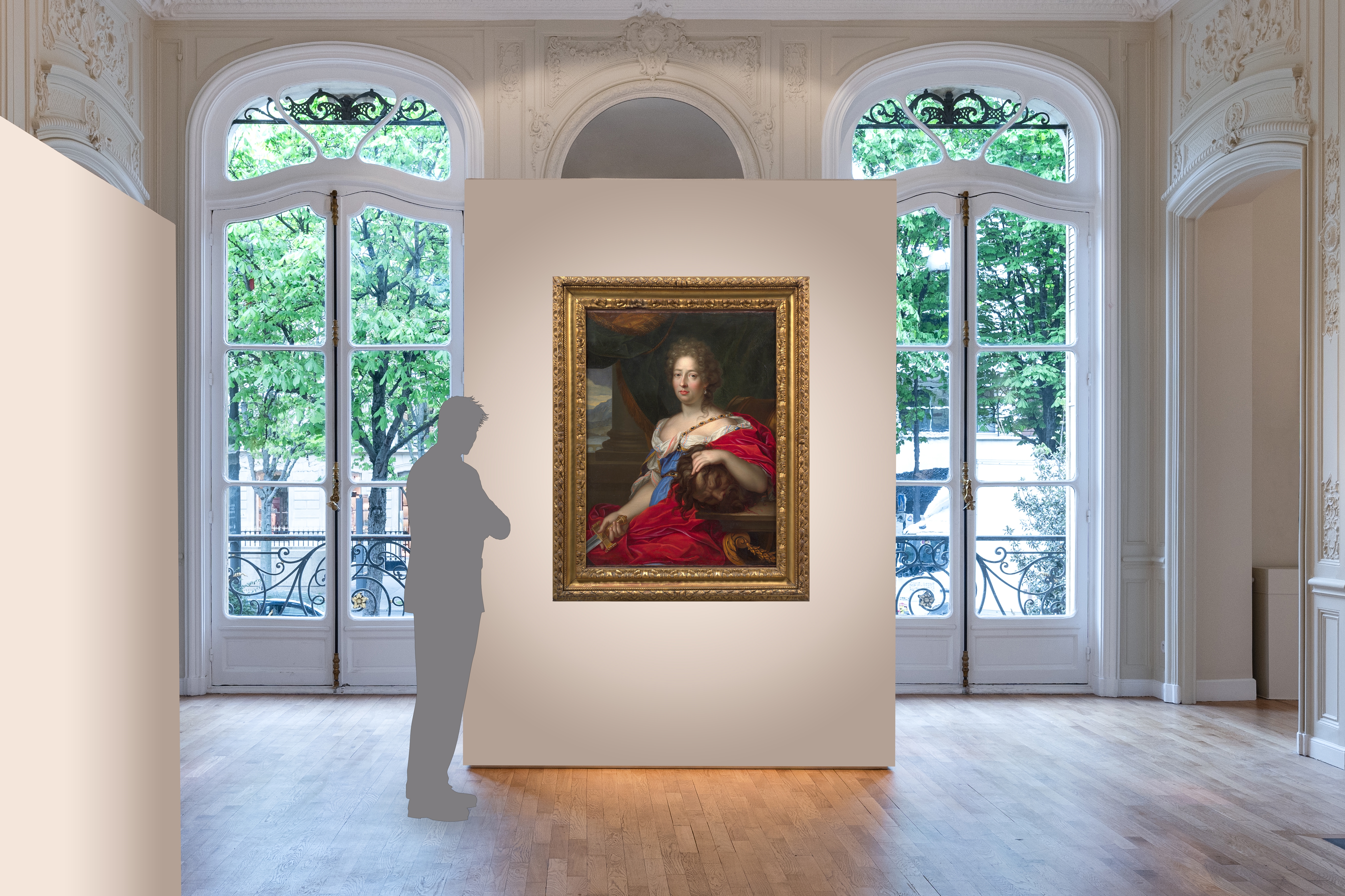 Artwork by Gabriel Revel, Portrait d'une dame de qualité en Judith, Made of oil on canvas