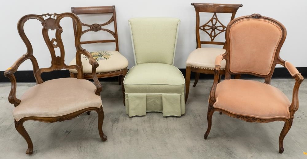 Copyright | Collection of Five Assorted Chairs | MutualArt