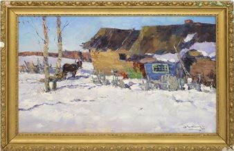 Winterlandschaft - Vladimir Kozhevnikov