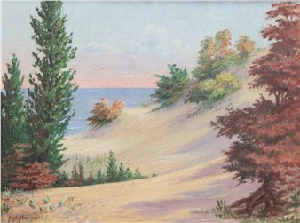 Indiana Dunes Scene - Marion M. Mudge