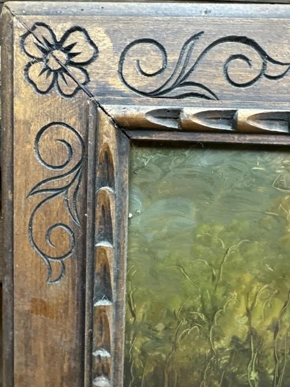 Artwork by M. Zayas, M Zayas oil on board landscape, Made of Painting