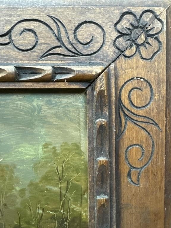 Artwork by M. Zayas, M Zayas oil on board landscape, Made of Painting