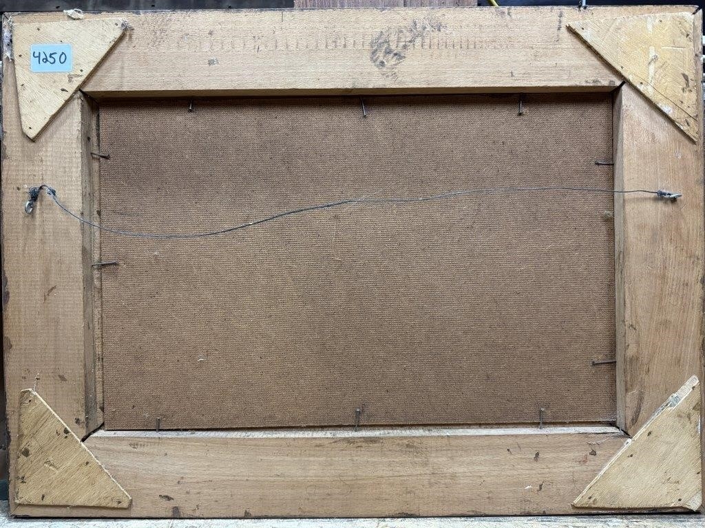 Artwork by M. Zayas, M Zayas oil on board landscape, Made of Painting