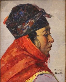 Portrait of an Oriental Woman - Francisque Noailly