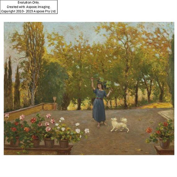 PLAYING OUTSIDE PAINTER'S HOUSE IN FAUGLIA by Francesco Gioli, March 2025