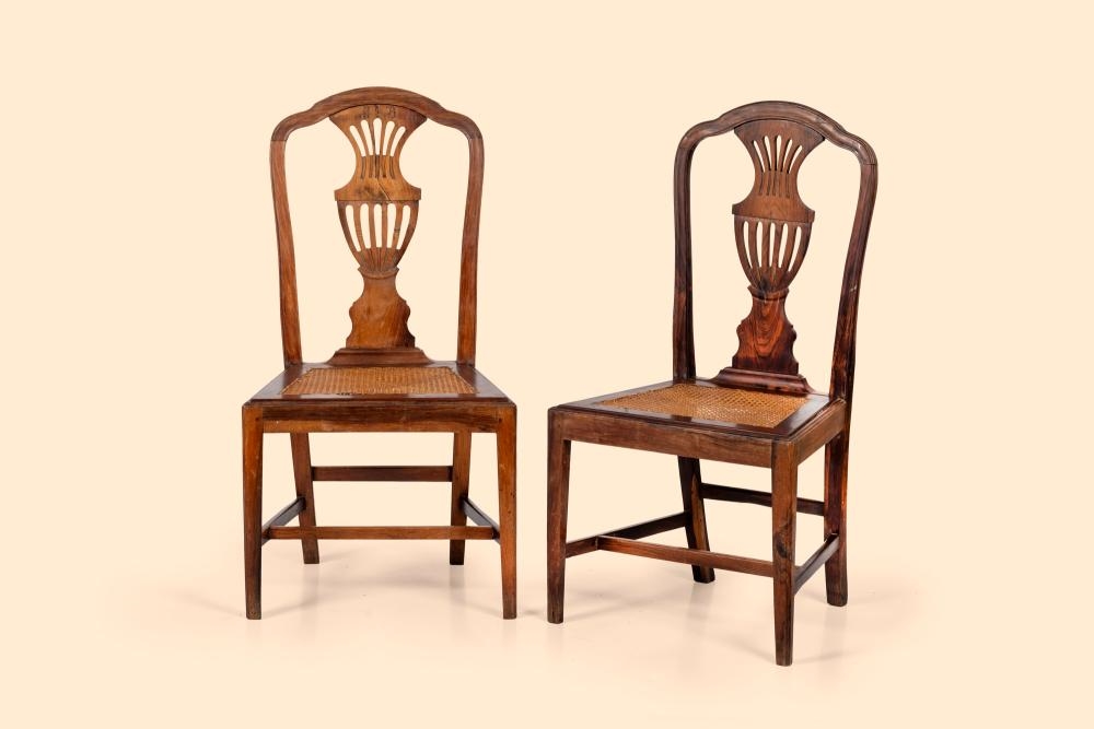 Artwork by Conjunto De Seis Cadeiras, Conjunto de 6 cadeiras Pombalinas do séc. XVIII, Made of madeira