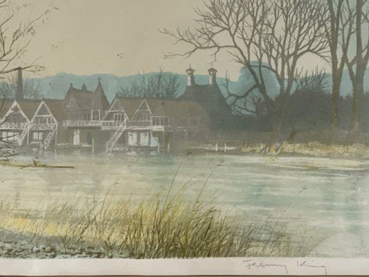 Jeremy King | Jeremy King. Lithograph. Riverside Houses