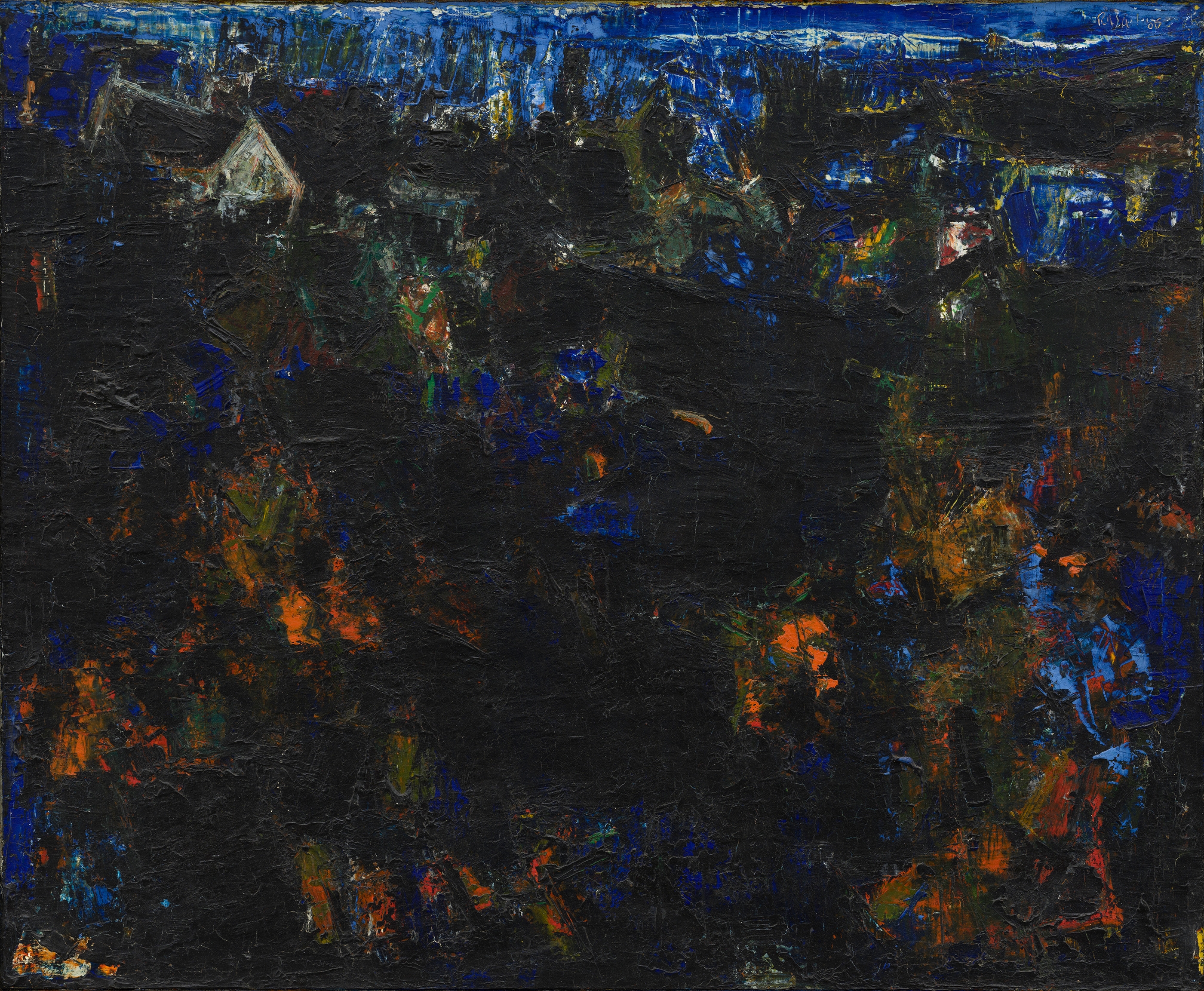 Syed Haider Raza | Untitled (1956) | MutualArt