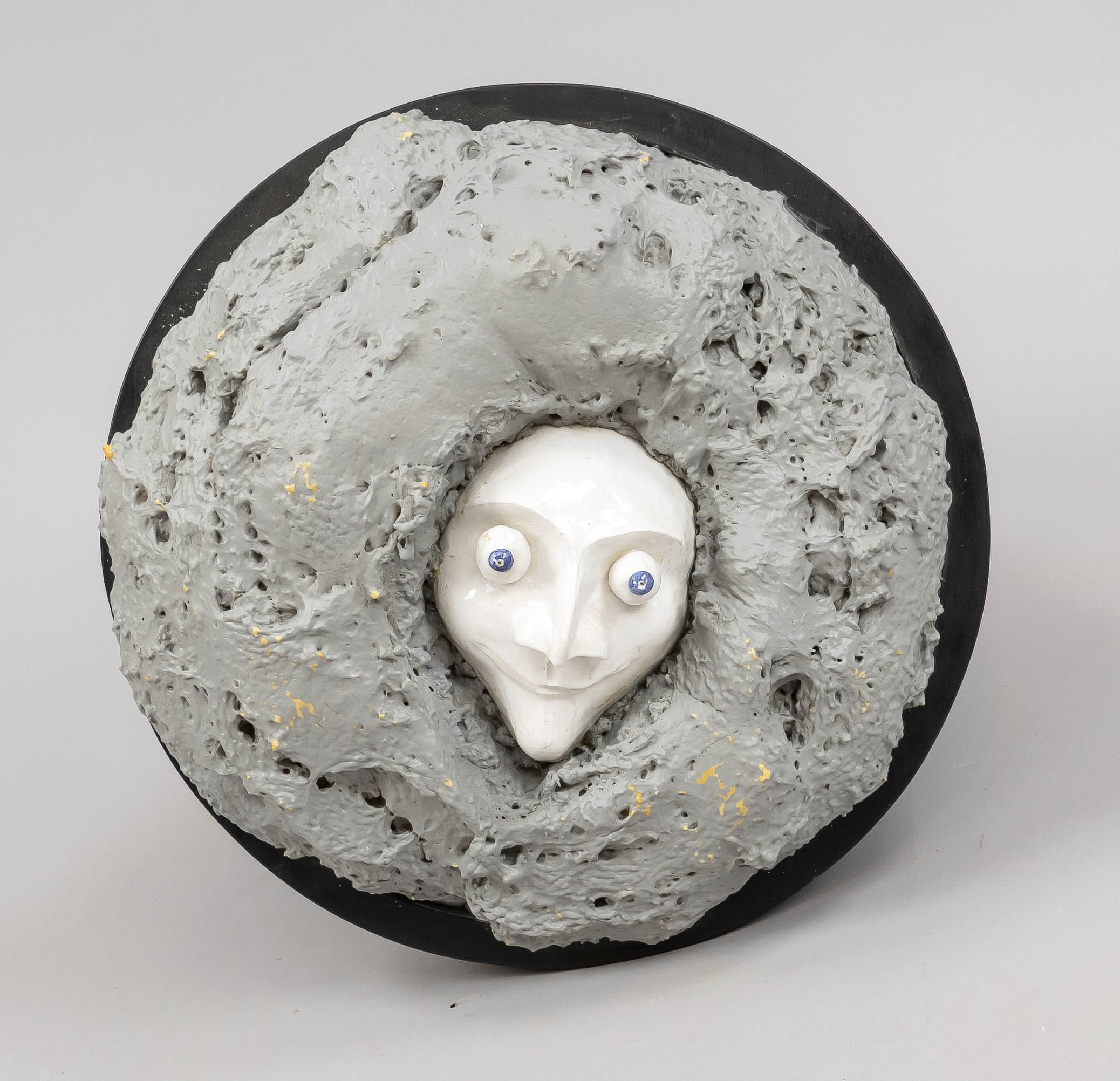 Artwork by Thaddäus Hüppi, Objekt „Pompeji, Made of Majolika