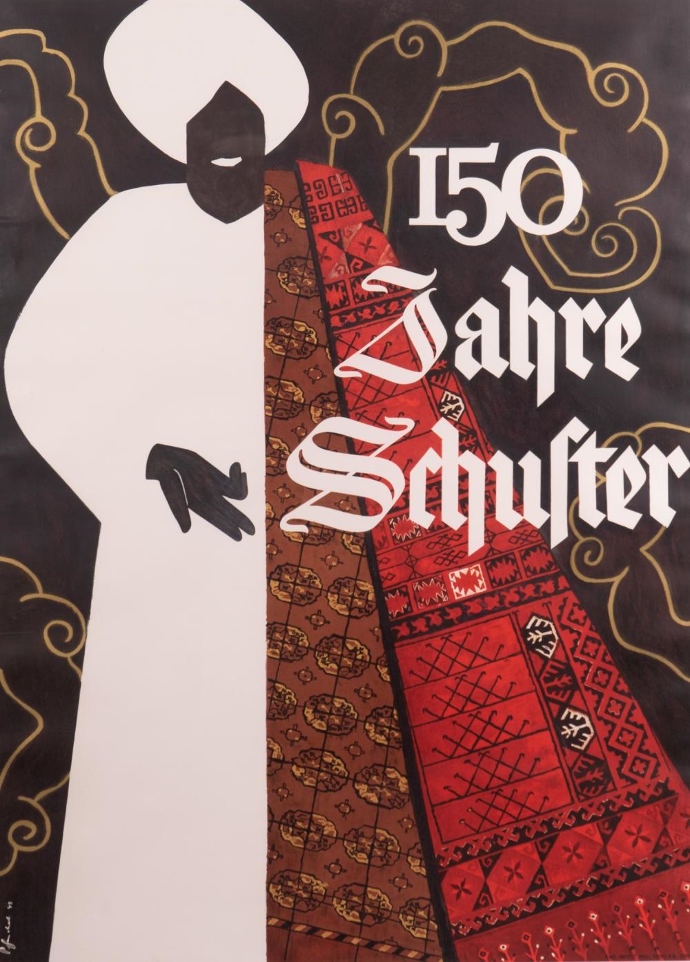 Artwork by Pierre Gauchat, Schuster - 150 Jahre, Made of color lithographic poster