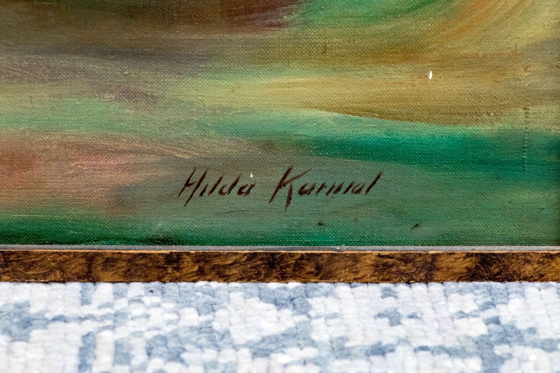 Hilda Karniol | Hilda Karniol (Austrian-American, 1910-2003) Large Oil ...