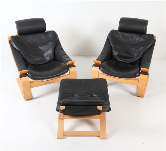 LOUNGE CHAIRS by Ake Fribyter, circa 1970