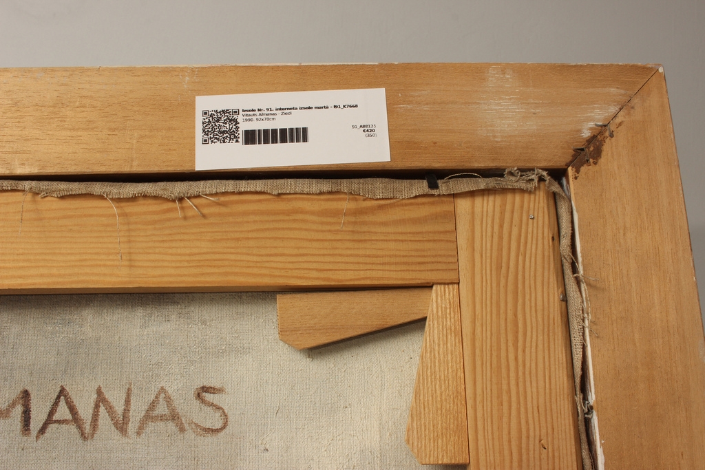 Artwork by Vitauts Almanas, Flowers, Made of Canvas, oil