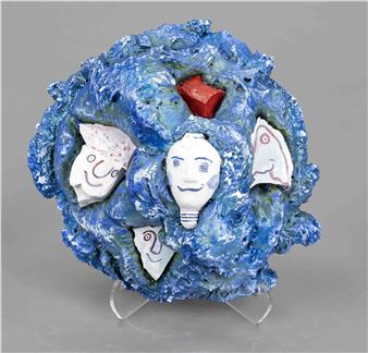 Wandobjekt „Vive le bleu - Thaddäus Hüppi