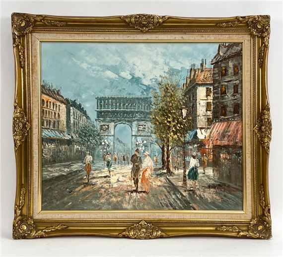 Caroline Burnett | CAROLINE C. BURNETT (1877-1950) PARIS O/C