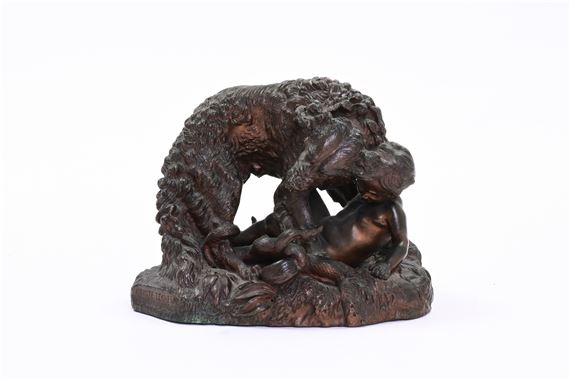 L'attaque de la vipère - Auguste Jean Baptiste Lechesne