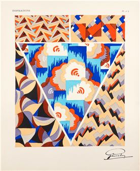 ADRIEN-JACQUES GARCELON (FL. 1920-1930) "INSPIRATIONS: 80 MOTIFS EN COULEUR" - Adrien-Jacques Garcelon