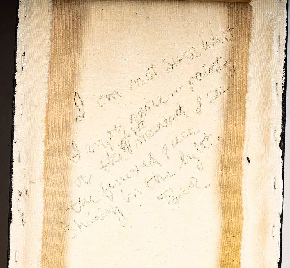 Artwork by Sue Averell, Two Works, Made of acrylic on canvas