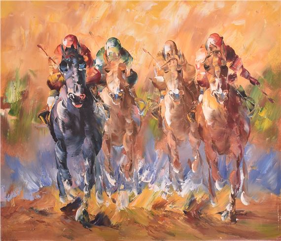 UNTITLED HORSE RACE by Anthony Vecchio