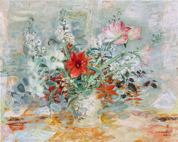 Lys Rouges by Lê Phổ