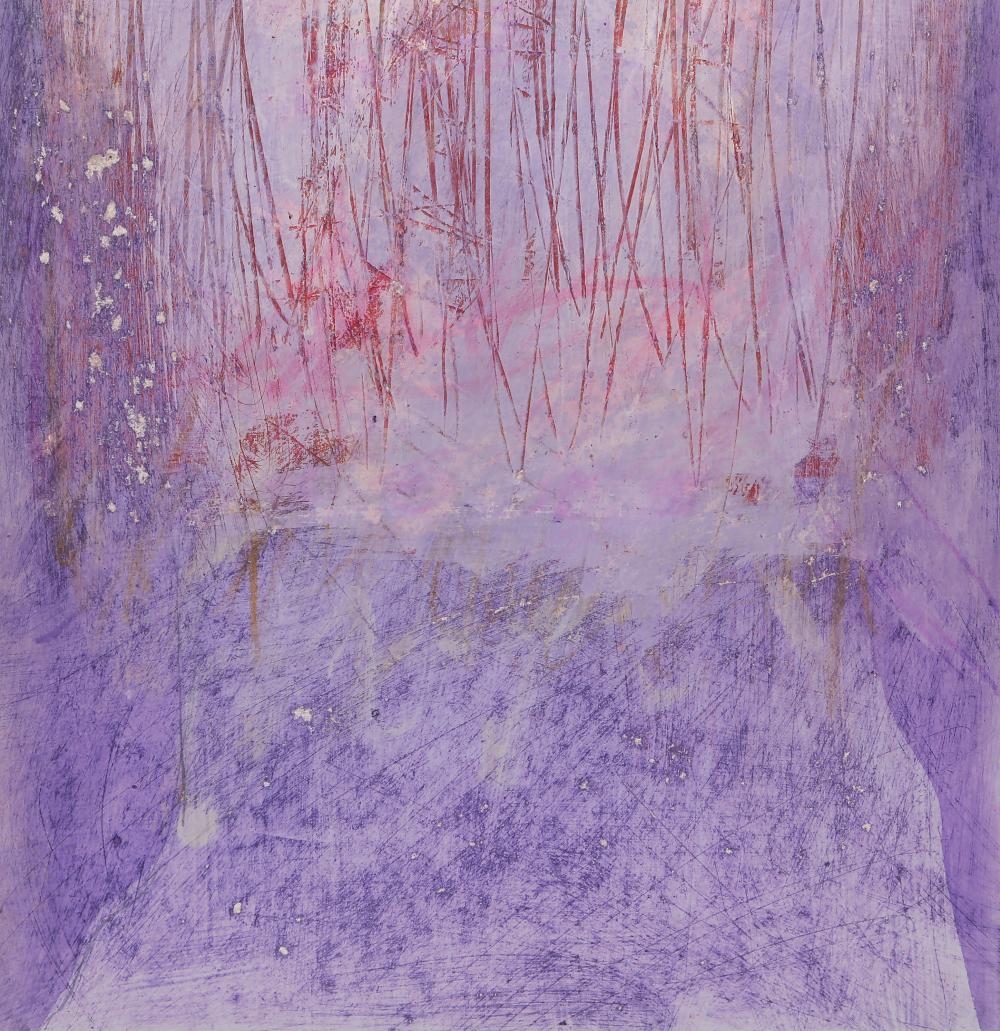 Artwork by Arnaldo Coen, PINK ABSTRACT, Made of GOUACHE ON PAPER, ARNALDO COEN, PINK ABSTRACT, GOUACHE ON PAPER