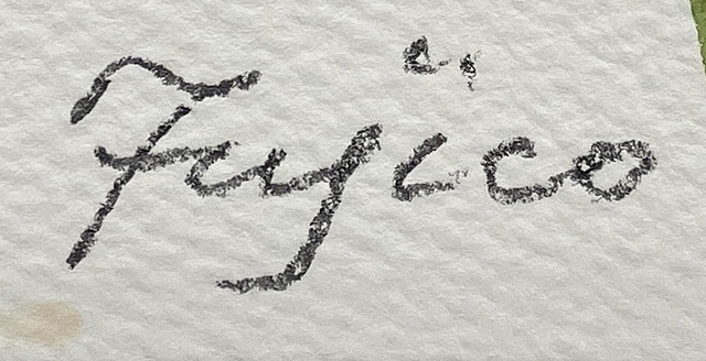 Artwork by Fujiko Hashimoto, crythantemum, Made of watercolor on paper