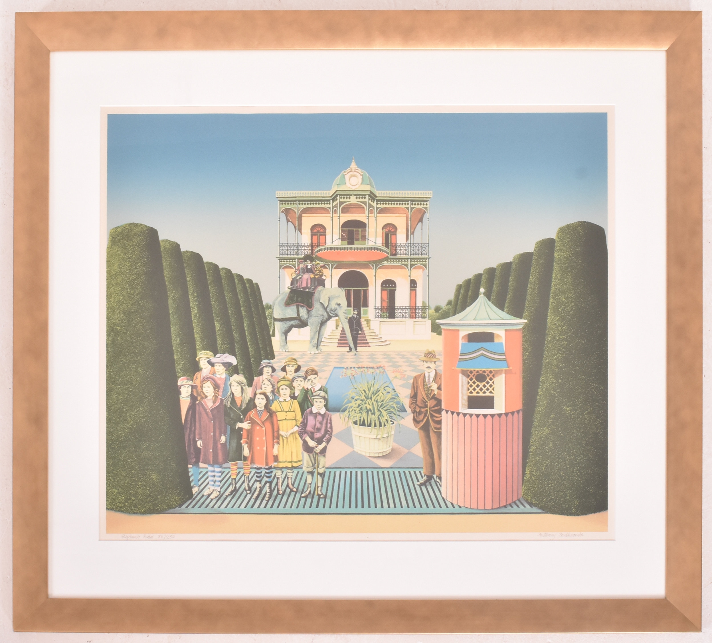 Artwork by Anthony Southcombe, Elephant Rides, Made of Offset lithograph on paper