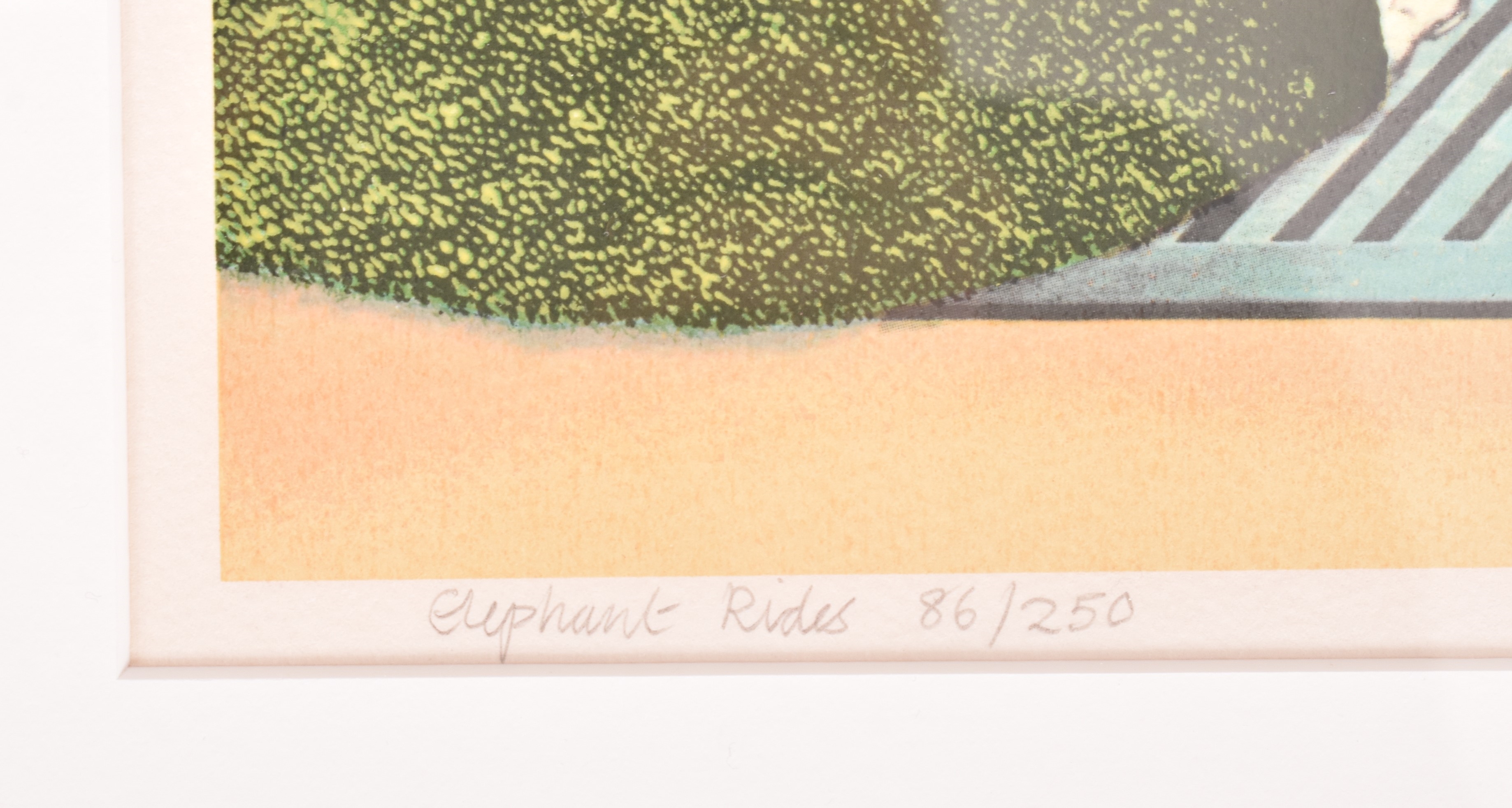 Artwork by Anthony Southcombe, Elephant Rides, Made of Offset lithograph on paper