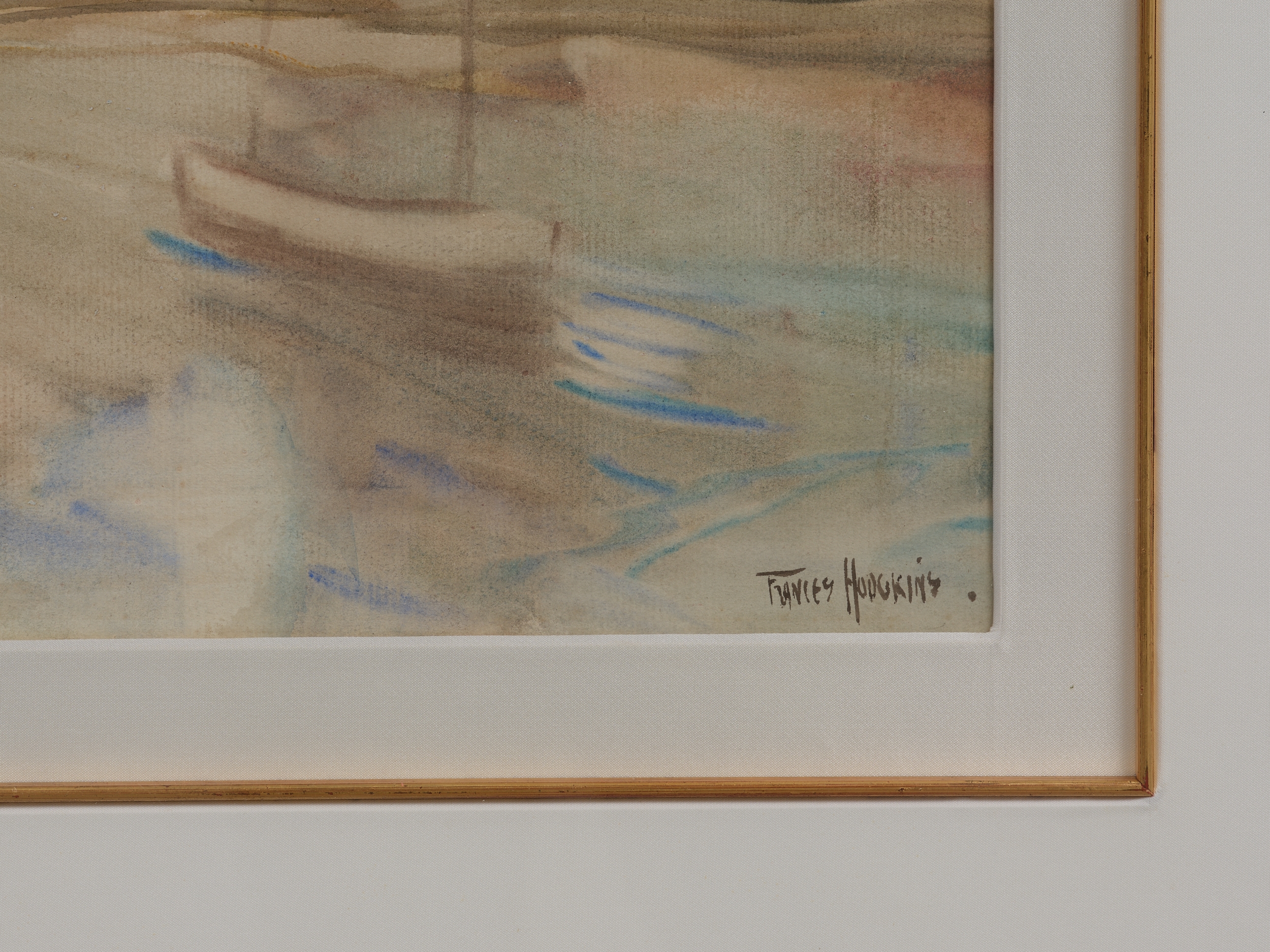 Artwork by Frances Hodgkins, St. Ives c.1915, Made of Watercolour