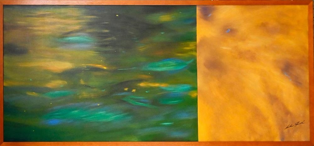 Artwork by Andrew Grech, UNTITLED (ABSTRACT), Made of OIL ON CANVAS